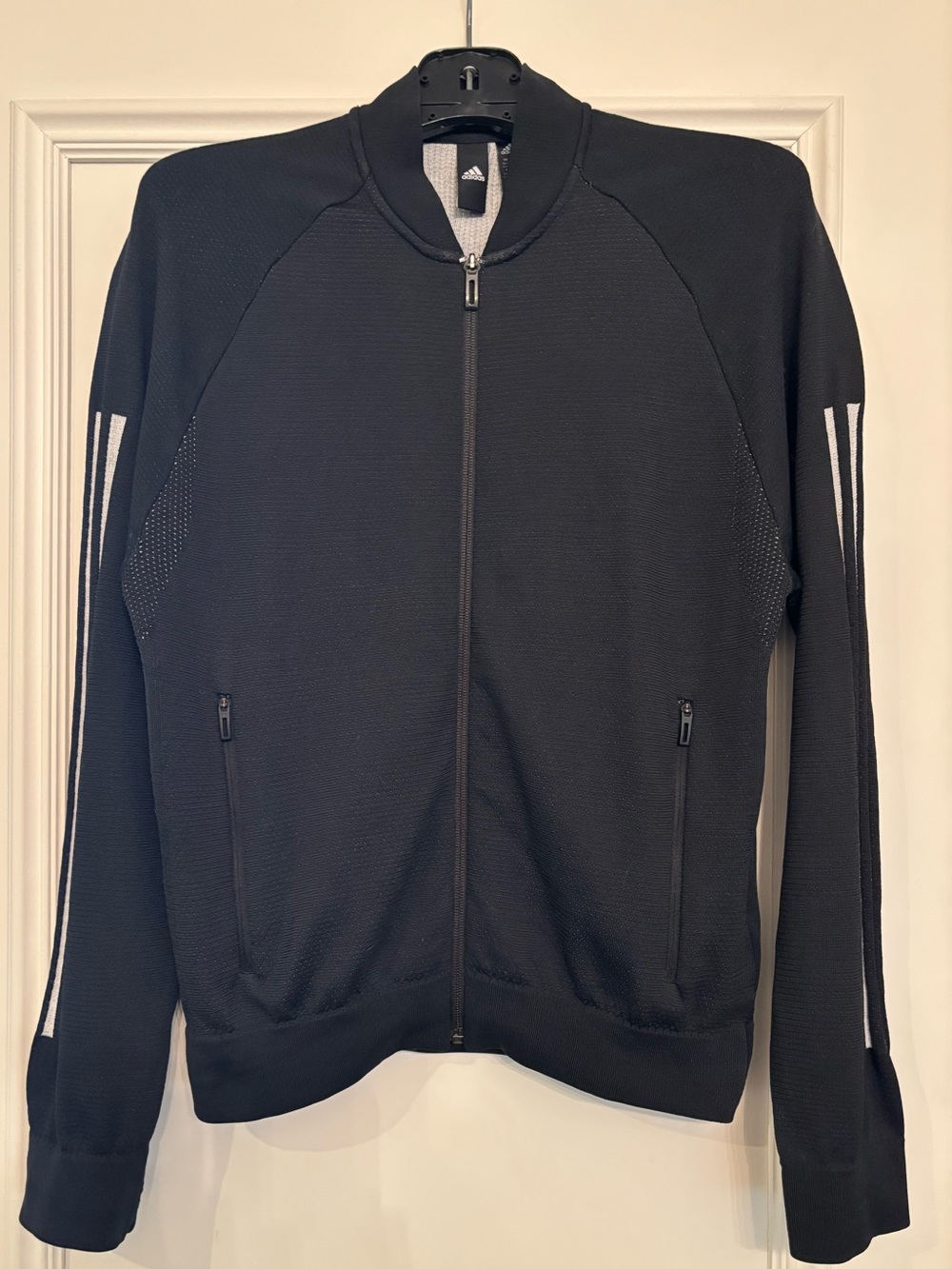 Adidas Black Full-Zip Up Track Jacket